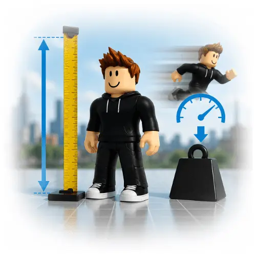 How Tall, Heavy, and Fast Is the Average Roblox Character