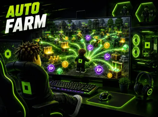 auto farm feature of roblox mod apk for pc