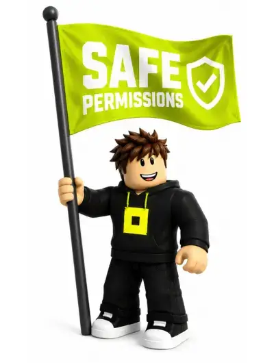 safe permisions roblox after installation
