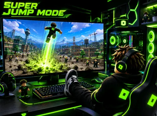 super jump feature of roblox mod apk for pc